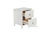 Picture of METRO Pine Bedside Table (White)
