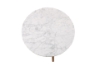 Picture of COPENHAGEN Solid Oak D19.7" Round Marble Coffee Table 