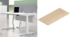 Picture of UP1 STRAIGHT 59"/63"/71" Long Desktop (White/Oak)