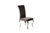 Picture of AITKEN Stainless Frame  Velvet Dining Chair *2 Colors