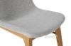 Picture of LARSSON Solid Ash Wood Dining Chair (Red/Grey)