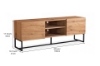 Picture of BYBLOS 2-Door TV Unit (Oak)