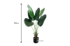 Picture of ARTIFICIAL PLANT 120/180cm Banana Leaf with Black Plastic Pot