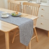 Picture of LINEN TABLE RUNNER 12"x94" (Silver Grey)