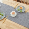 Picture of LINEN TABLE RUNNER 12"x94" (Silver Grey)