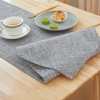 Picture of LINEN TABLE RUNNER 12"x94" (Silver Grey)