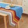 Picture of LINEN TABLE RUNNER 12"x94"(Blue)