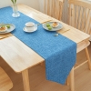 Picture of LINEN TABLE RUNNER 12"x94"(Blue)