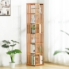 Picture of MINIMALIST  6-Layer Rotation Bookshelf (Natural) 