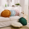 Picture of ROUND HAND-KNITTED Tassel Cushion with Inner (Dia 19.6")