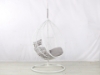 Picture of ALBURY Rattan Outdoor Hanging Egg Chair (White) 