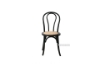 Picture of RAYMON Solid Beech Wood Dining Chair with Rattan Seat (Black)