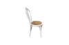 Picture of RAYMON Solid Beech Wood Dining Chair with Rattan Seat (White) 