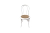 Picture of RAYMON Solid Beech Wood Dining Chair with Rattan Seat (White) 