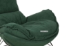 Picture of LOBSTER Fabric Rocking Chair with Footstool (Green)