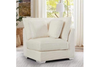 Picture of WINSTON Corduroy Modular Sofa (Beige) - Corner Part	