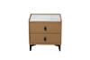 Picture of SHELL DREAM 2-Drawer Bedside Table (Brown)