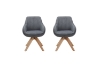 Picture of VENETIAN 360° Swivel Fabric Arm Chair (Grey)