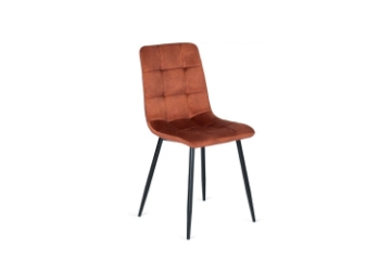 Picture of 【Pack of 4】CAPITOL Velvet Dining Chair (Brown)