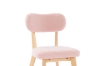 Picture of TALIA Teddy Fabric Dining Chair (Pink)