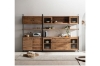 Picture of ELMORE Reclaimed Pine Wood Cabinet Shelf/Display Cabinet (74.8" x 39")