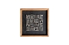 Picture of DD8103 Solid Reclaimed Wood Wall Art (15.7" x 15.7")