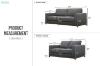 Picture of SIESTA Fabric Sofa Range (Dark Grey)