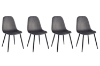 Picture of 【Pack of 4】HASAN Velvet Dining Chair 