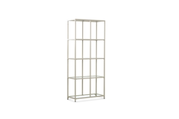 Picture of STARK Steel Frame 70.8"x31.4" Glass Display Shelf (Cream)