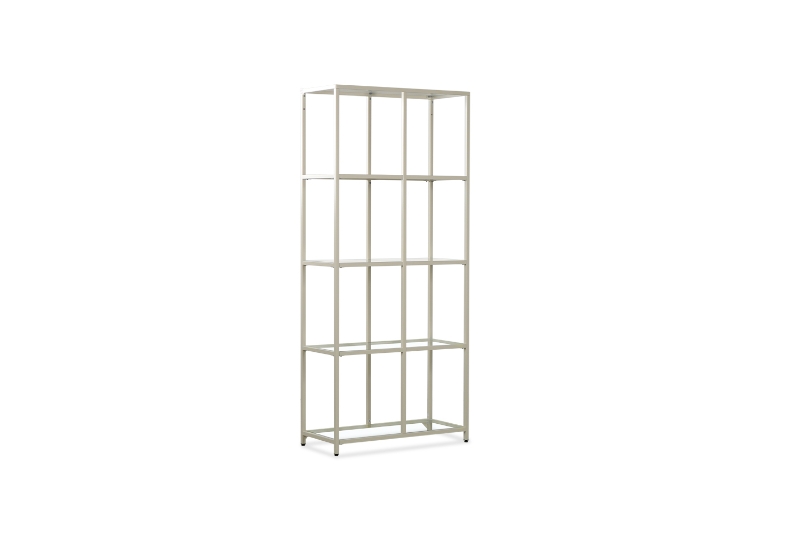 Picture of STARK Steel Frame 70.8"x31.4" Glass Display Shelf (Cream)