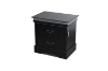 Picture of LOUIS 2-Drawer Hevea Wood Bedside Table with LED Lighting (Black)