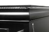 Picture of LOUIS 2-Drawer Hevea Wood Bedside Table with LED Lighting (Black)