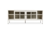 Picture of STARK Steel Frame 59" Sliding Door TV Unit (Cream)