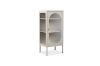 Picture of STARK Steel Frame 1-Arched Door Glass Display Cabinet (Cream)