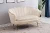 Picture of EVELYN Curved Flared Loveseat (Multicolor)