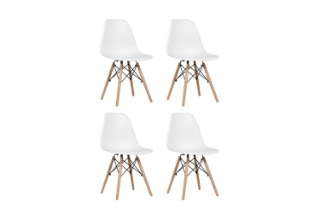 Picture of DSW Replica Eames Dining Side Chair (White) - 4PC in 1 Carton