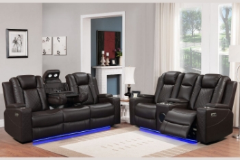 Picture for manufacturer MONROSE Air Leather Power Reclining Sofa Range 