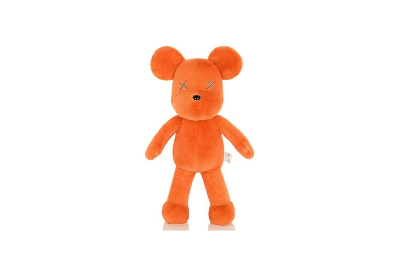 Picture of STREETWEAR Bear Plush Cushion - Orange