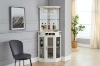 Picture of HAAKEN Corner Bar Buffet & Hutch (White)