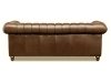 Picture of WILLIFORD 100% Genuine Leather Chesterfield Sofa Range (Tobacco) - Loveseat + Sofa Set