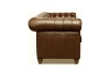 Picture of WILLIFORD 100% Genuine Leather Chesterfield Sofa Range (Tobacco) - Loveseat + Sofa Set