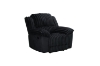 Picture of SELINNA Corduroy Manual Reclining Sofa Range with rocker chair (Black)