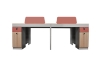Picture of FOCUS Office System 4-Seater Desk with Cabinets