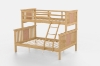 Picture of FORESTER Solid Wood Twin-Double Bunk Bed