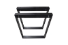 Picture of SYNERGYPLUS Modular Dining System - 63"/71"/78.5" Table Top in 4 Colors with Trapezoid Metal Legs