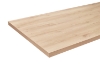 Picture of SYNERGYPLUS Dining Table with Trapezoid Metal Legs (Natural Oak) - 71"x35.5"