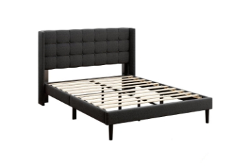 Picture of SONOMA Fabric Bed Frame (Dark Grey) - Double
