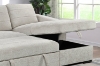 Picture of CHANEL Fabric Sectional Sofa Bed with Storage - Chaise Facing Right
