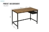 Picture of HOOBRO 43.5" Work Desk with Iron Grid Storage