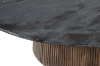 Picture of HUBIE Mango Wood Oval Coffee Table with Marble Top